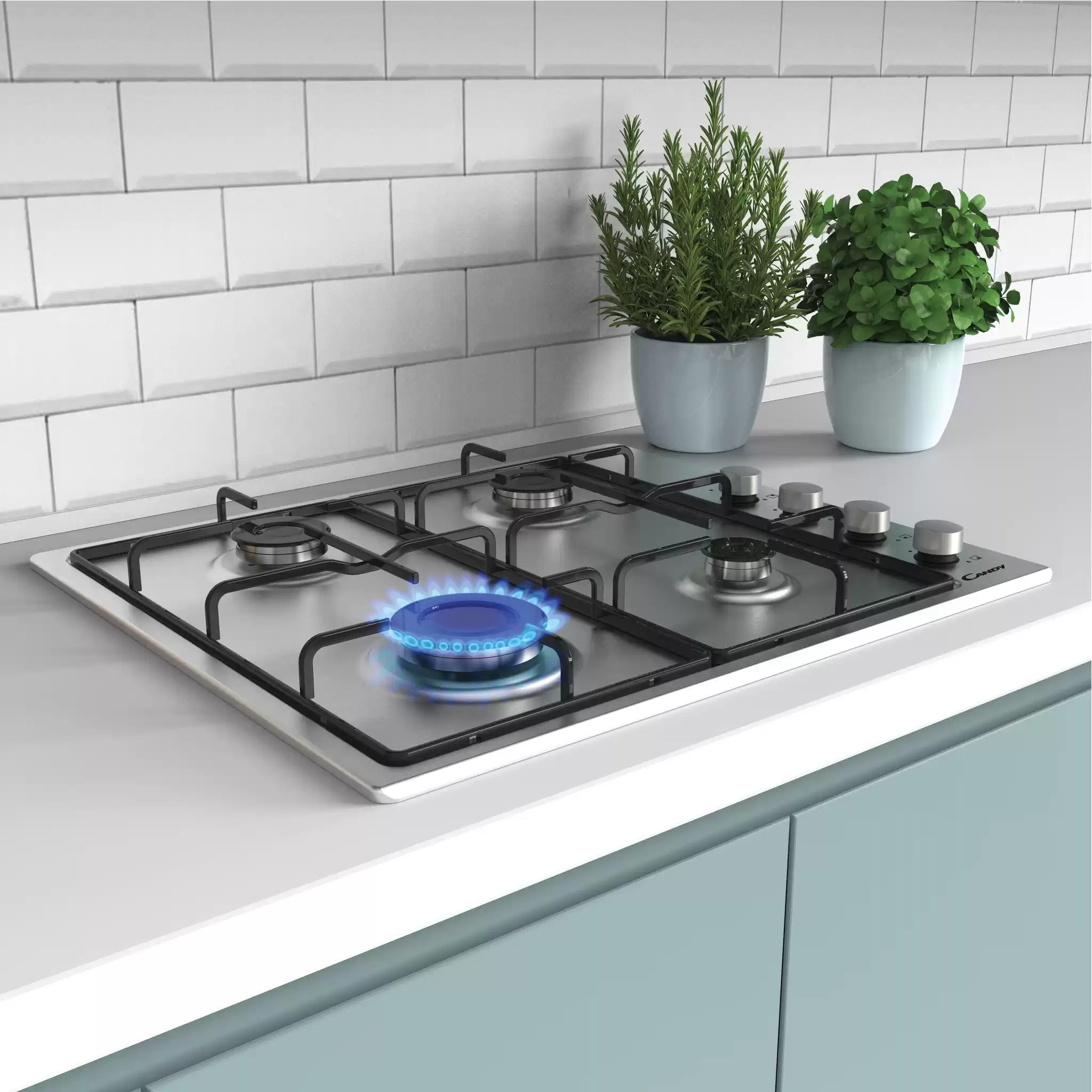 Поверхность газовая Candy CHW6LX (Smart / нерж / сталь / эмалированная сталь)-5