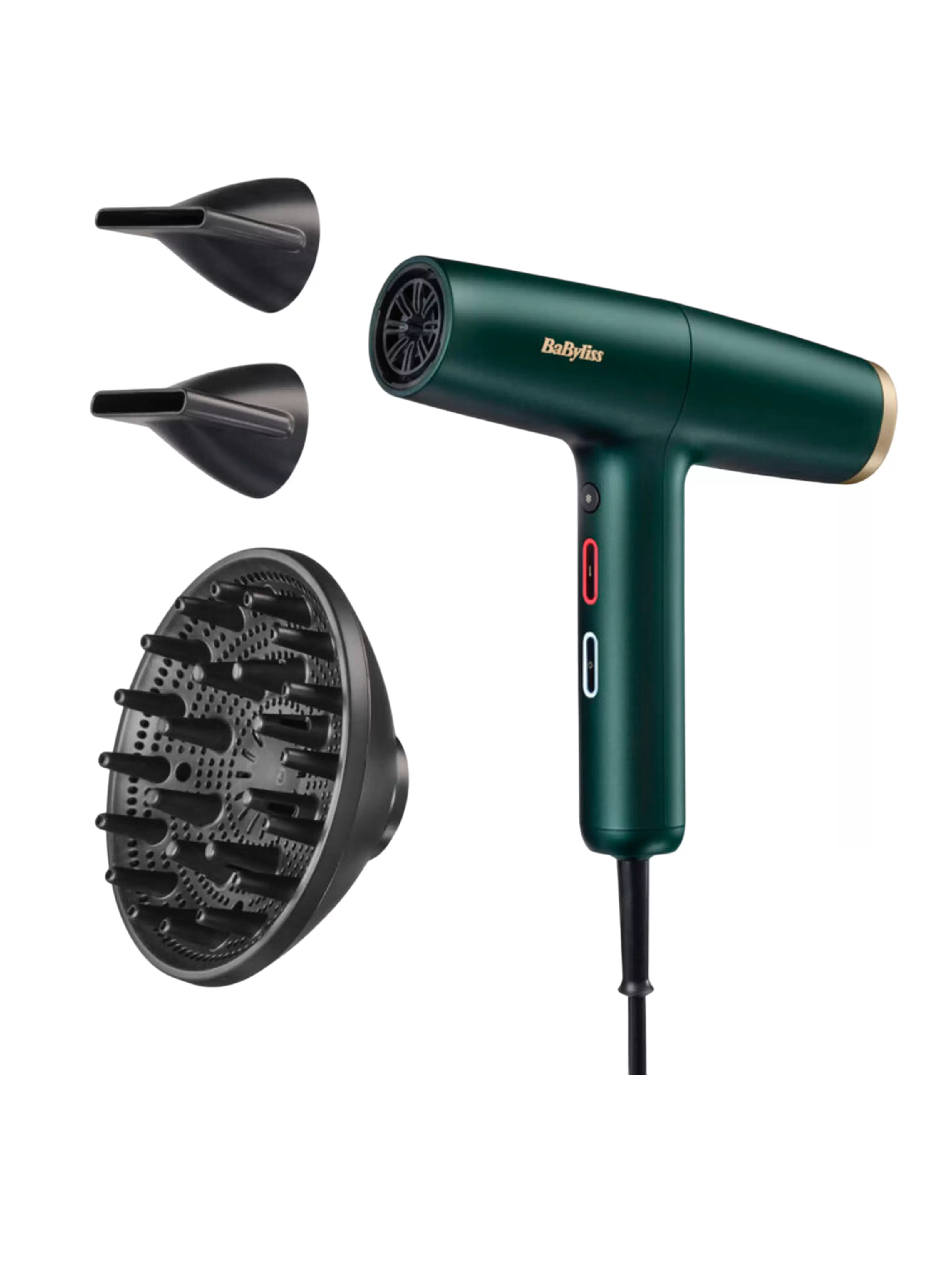 Фен BaByliss D6555DE (1700 Вт / 4 режима / холодный воздух / генератор ионов / диффузор / BLDC мотор)-1