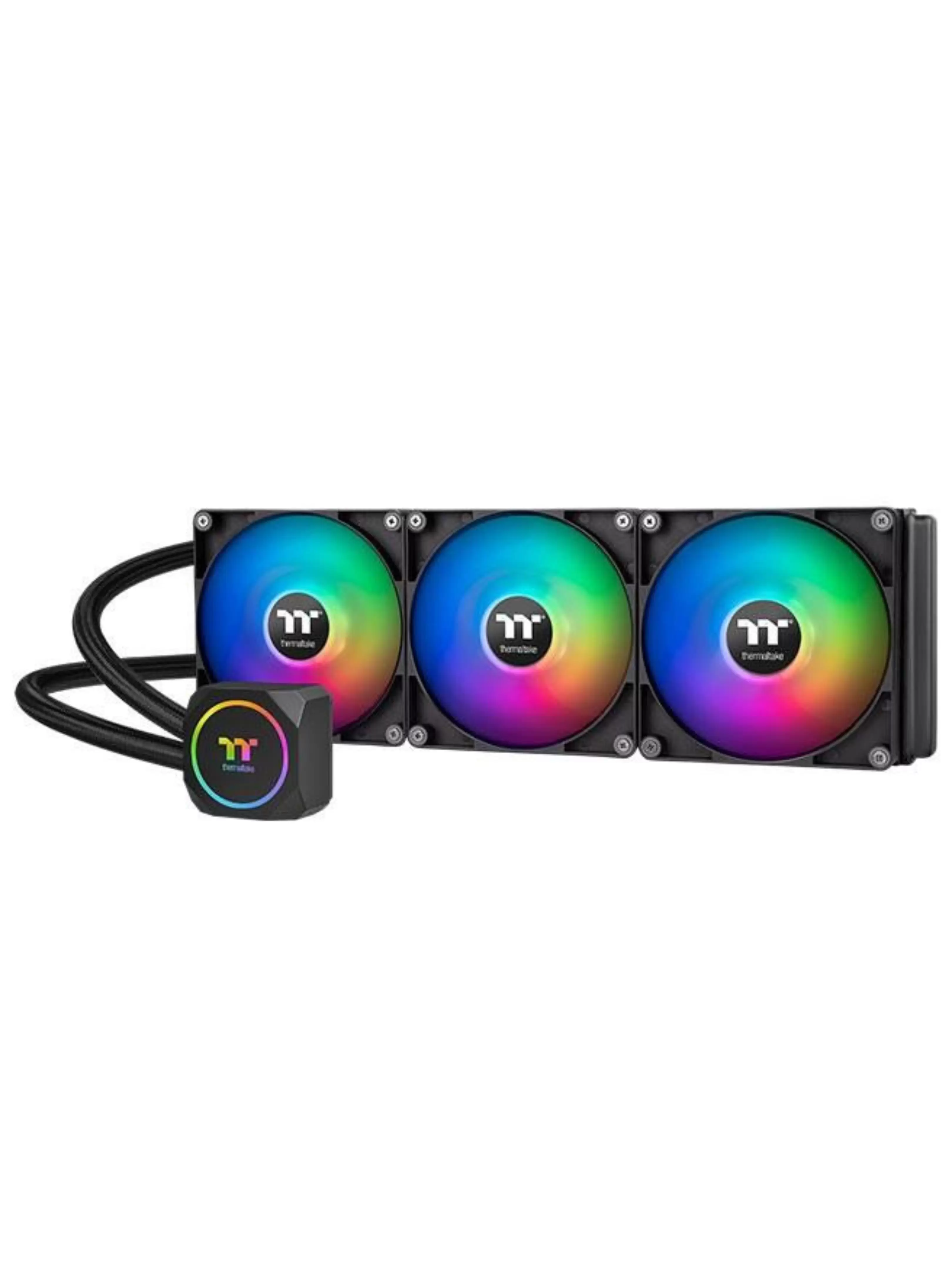 Водяное охлаждение Thermaltake TH420 ARGB Sync AIO Liquid Cooler для Intel LGA 1700/115x/775  AMD FMx/AMx (CL-W367-PL14SW-A)-0