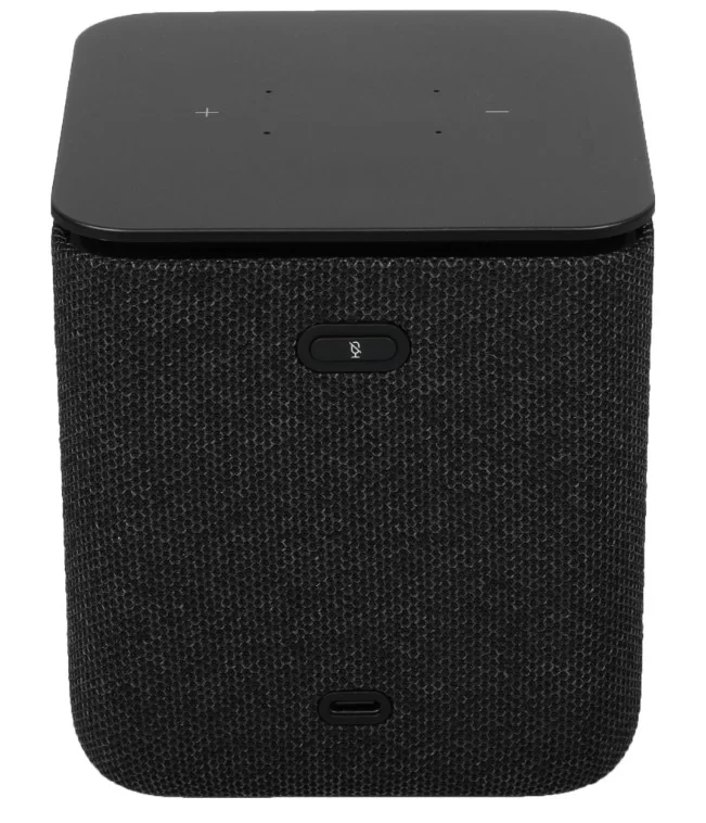 Умная колонка Яндекс Станция Миди с голосовым помощником Алиса, чёрный-4