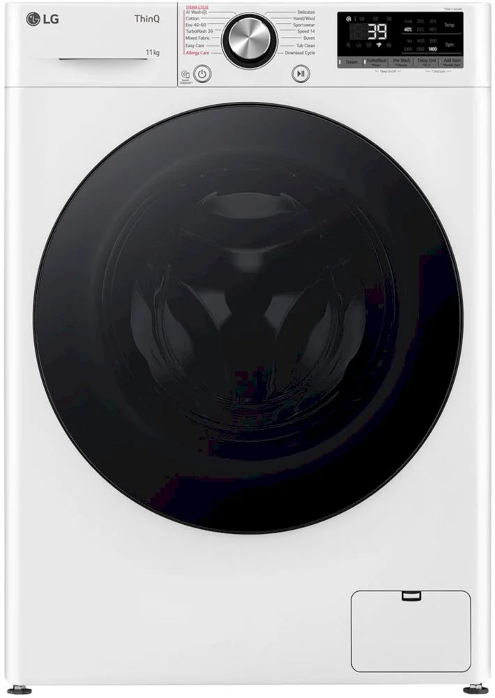 Стиральная машина LG F4WR711S2W (56,5см / 11кг / 1400об / пар / AI DD / Steam / ThinQ(Wi-Fi) / Inverter Direct Drive / A+++)-0