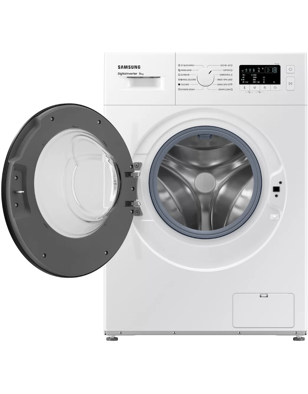 Стиральная машина Samsung WW60A3120BE/LE (40см / 6кг / 1200об / пар / Drum Clean / мотор - Digital Inverter)-3