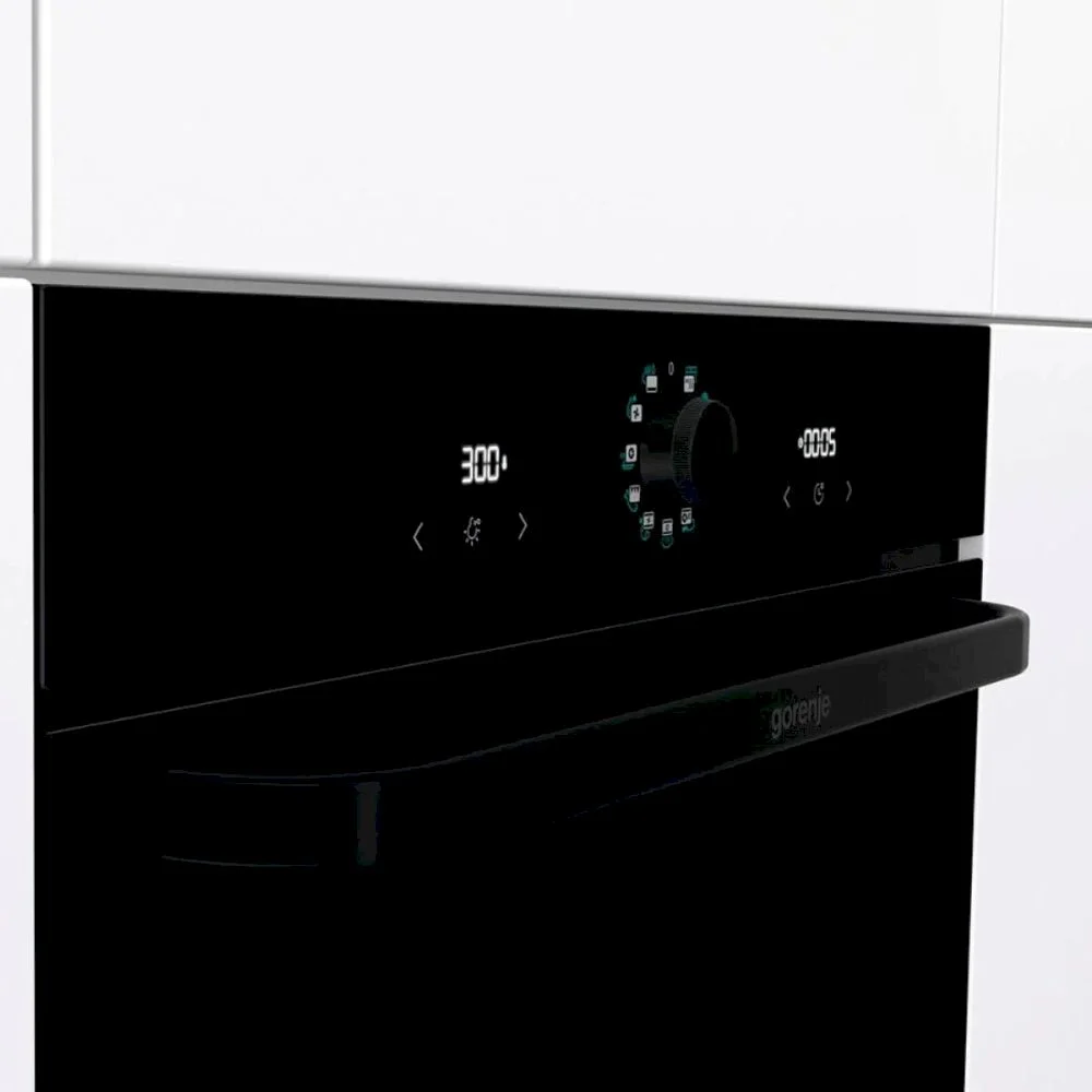 Духовой шкаф Gorenje BOS6737SYB (Simplicity 2.1 / Черный / SilverMatte / IconLED / GentleBake / AirFry / AquaClean / CompactDoor)-4