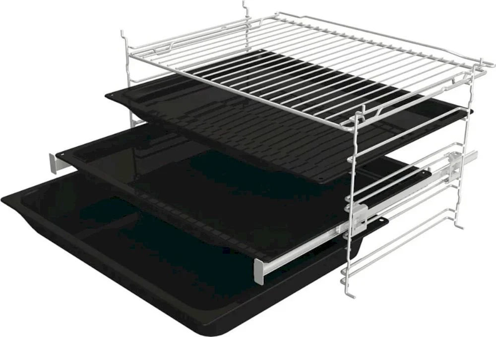 Духовой шкаф Gorenje BPS6737E14BG (Essential / чёрный / SilverMatte / IconLED / GentleBake / AirFry / телескоп / пиролиз)-5