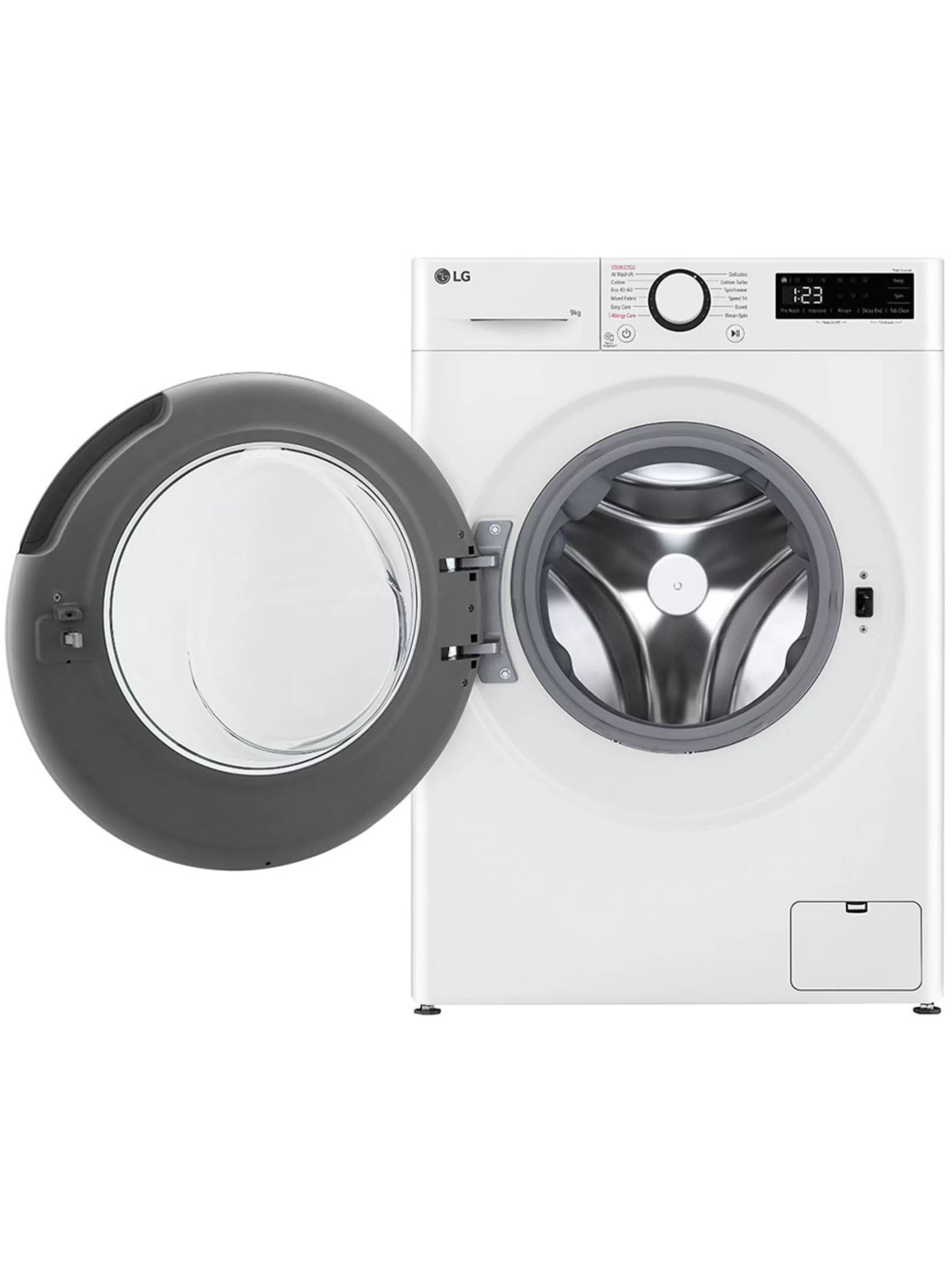 Стиральная машина LG F2WR509SWW (47,5 см / 9 кг / 1200 об / пар / AI DD™ / Steam™ / Smart Diagnosis / А+++)-1