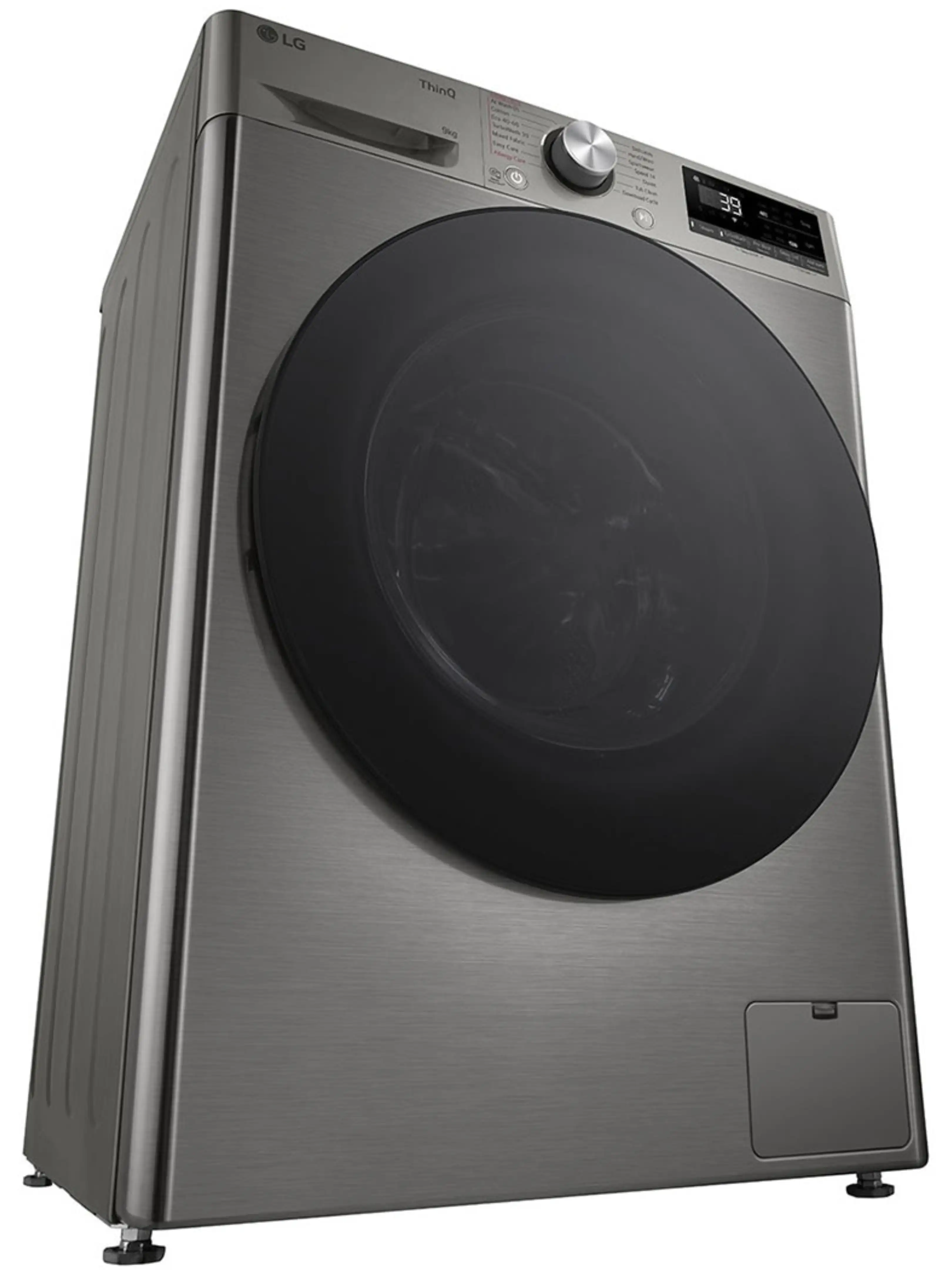 Стиральная машина LG F2WR709S2P (47.5см /9кг/1200об/пар/ добавление белья / AI DD ™ / TurboWash™ 360˚ / Wi-Fi / Inverter Direct Drive / A+++ / Серая)-12