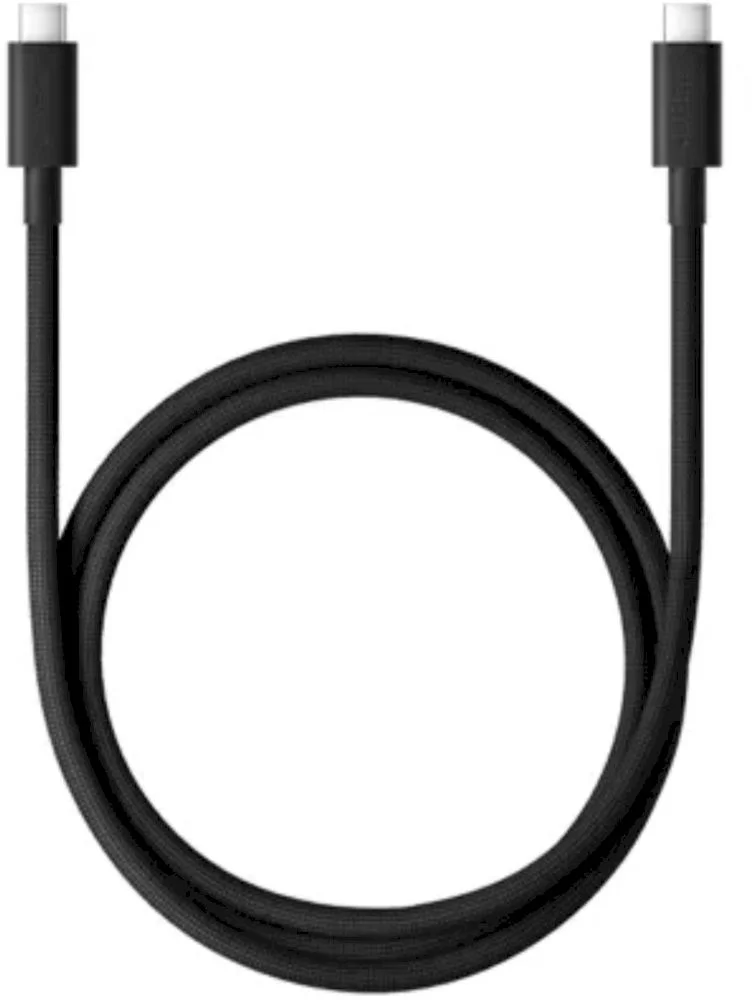 Кабель Xiaomi USB-C - USB-C, High-Speed, USB4, 6A, 240W, плетеный, 1 метр, черный (BHR087BGL)-2