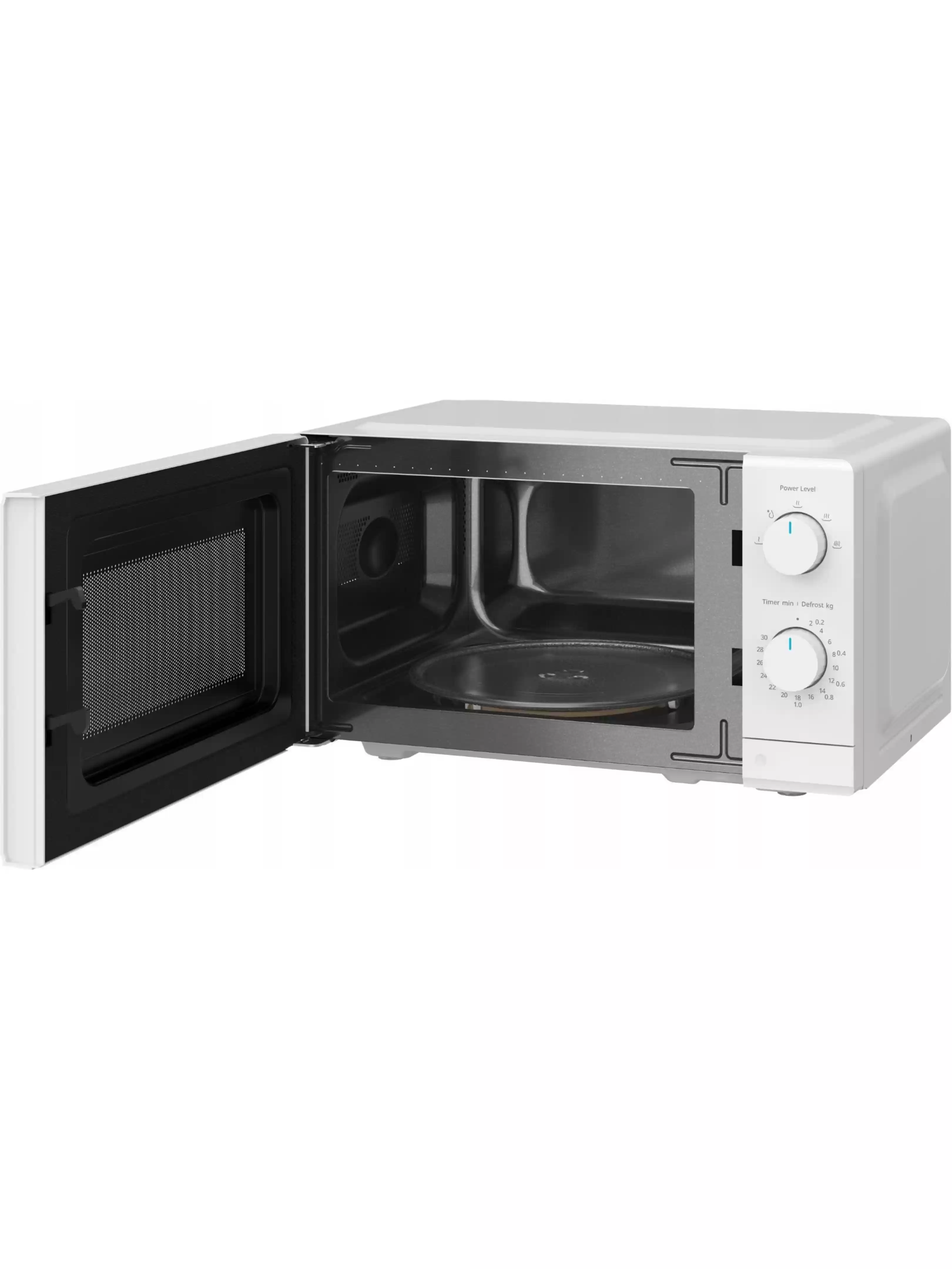 Микроволновая печь Midea MD-MP012MK-WH (19 л, 700 Вт, переключатели поворотный механизм, белый)-2