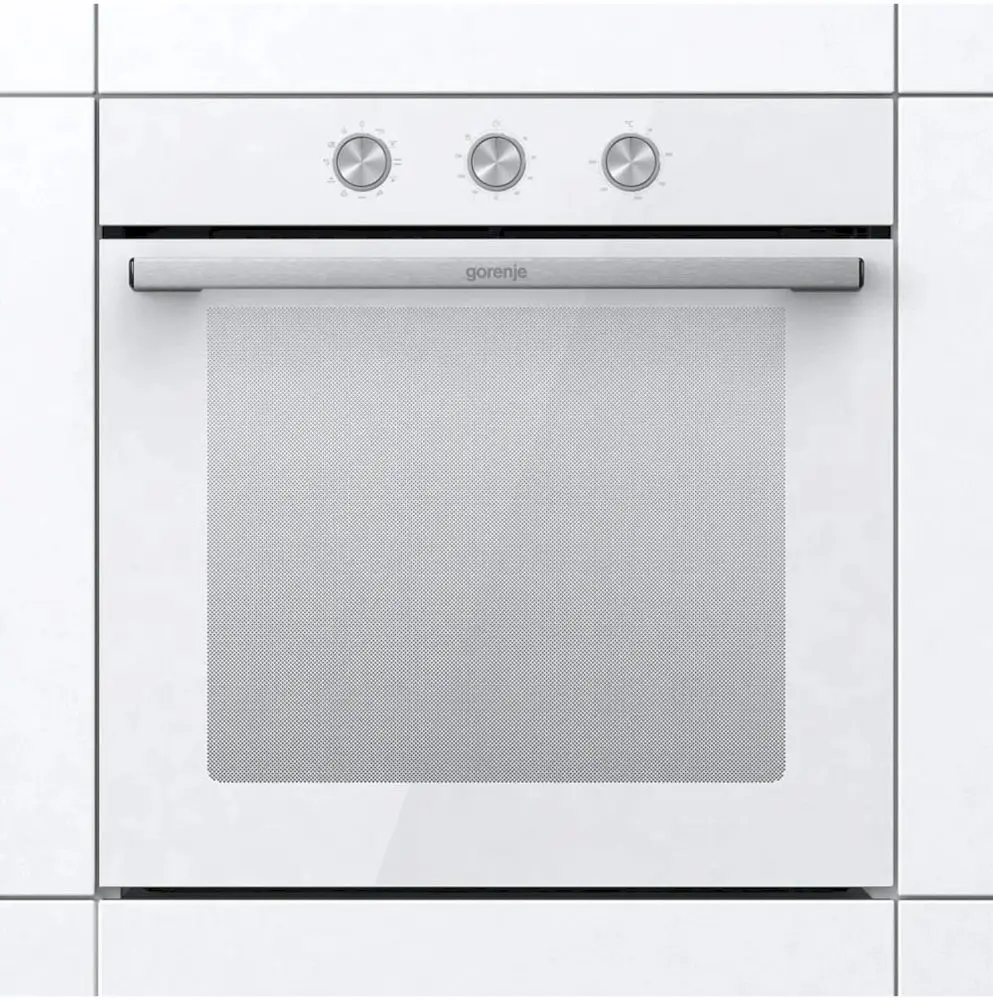 Духовой шкаф Gorenje BO6725E02WG (Essential / 77 л / до 300 °C / Белый, стекло / AquaClean / PerfectGrill / съемные направляющие / А)-2