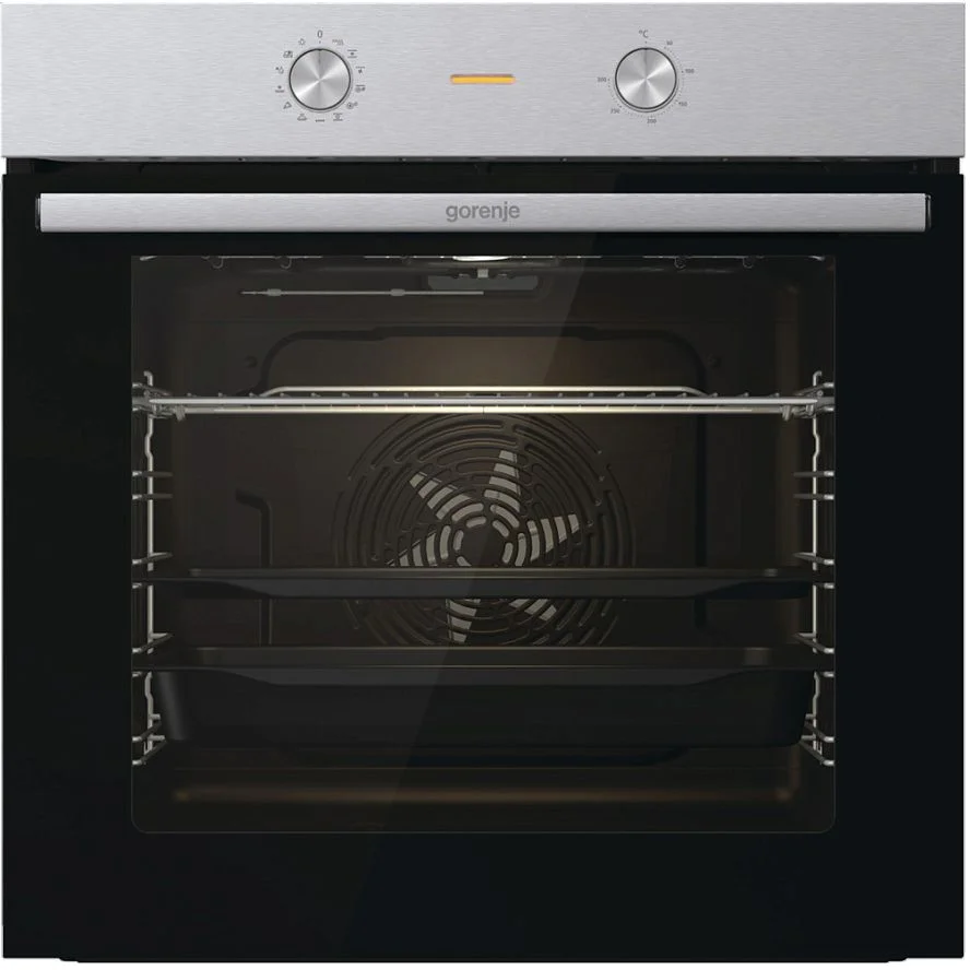 Духовой шкаф Gorenje BO6717E03X (Essential / 77 л / до 300 °C / Нерж.сталь, стекло / AquaClean / PerfectGrill / съемные направляющие / А)-2