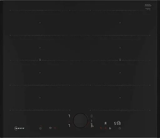 Поверхность индукционная Neff T66YYY4C0 (Чёрная стеклокерамика / 4 конфорки / FlexZone / TouchControl / HomeConnect / 7,4 кВт)-0