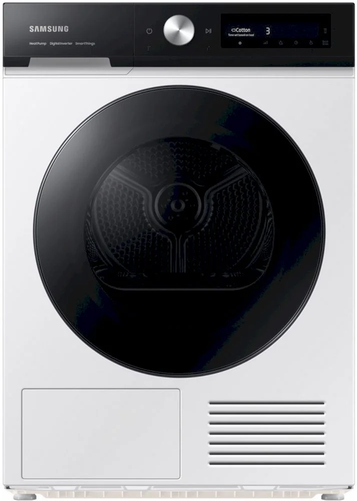 Сушильная машина с тепловым насосом Samsung DV90BB7445GE/S7 (BESPOKE AI / 65см / 9кг / SuperSpeed / AI Dry™ / Hygiene Care / Wi-Fi / А+++)-0