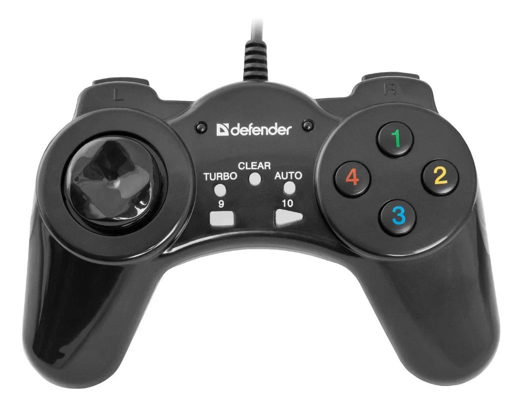 Геймпад проводной Defender VORTEX чёрный-0