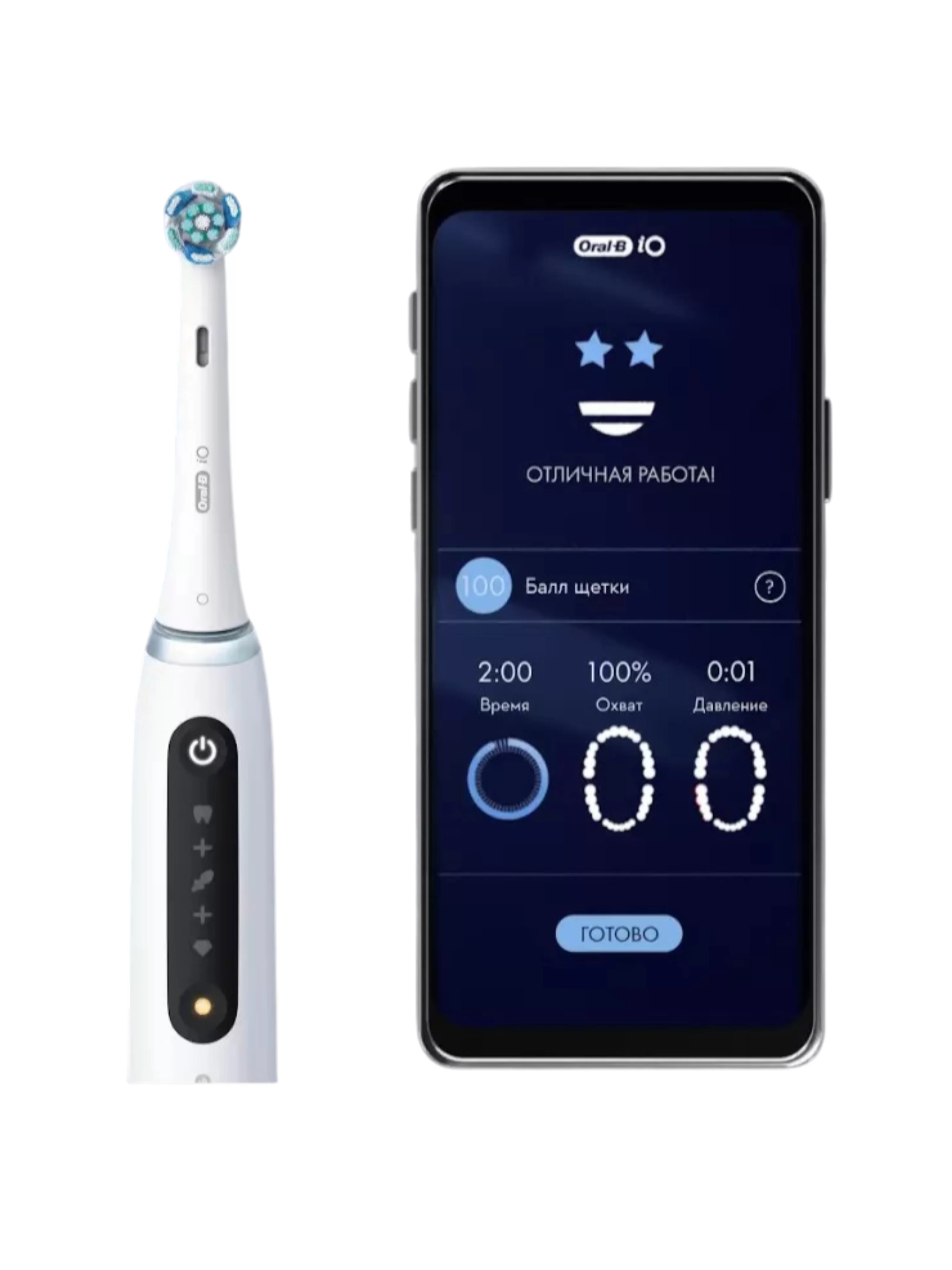 Зубная щетка электрическая Braun Oral-B iO 5 White Alabaste-3
