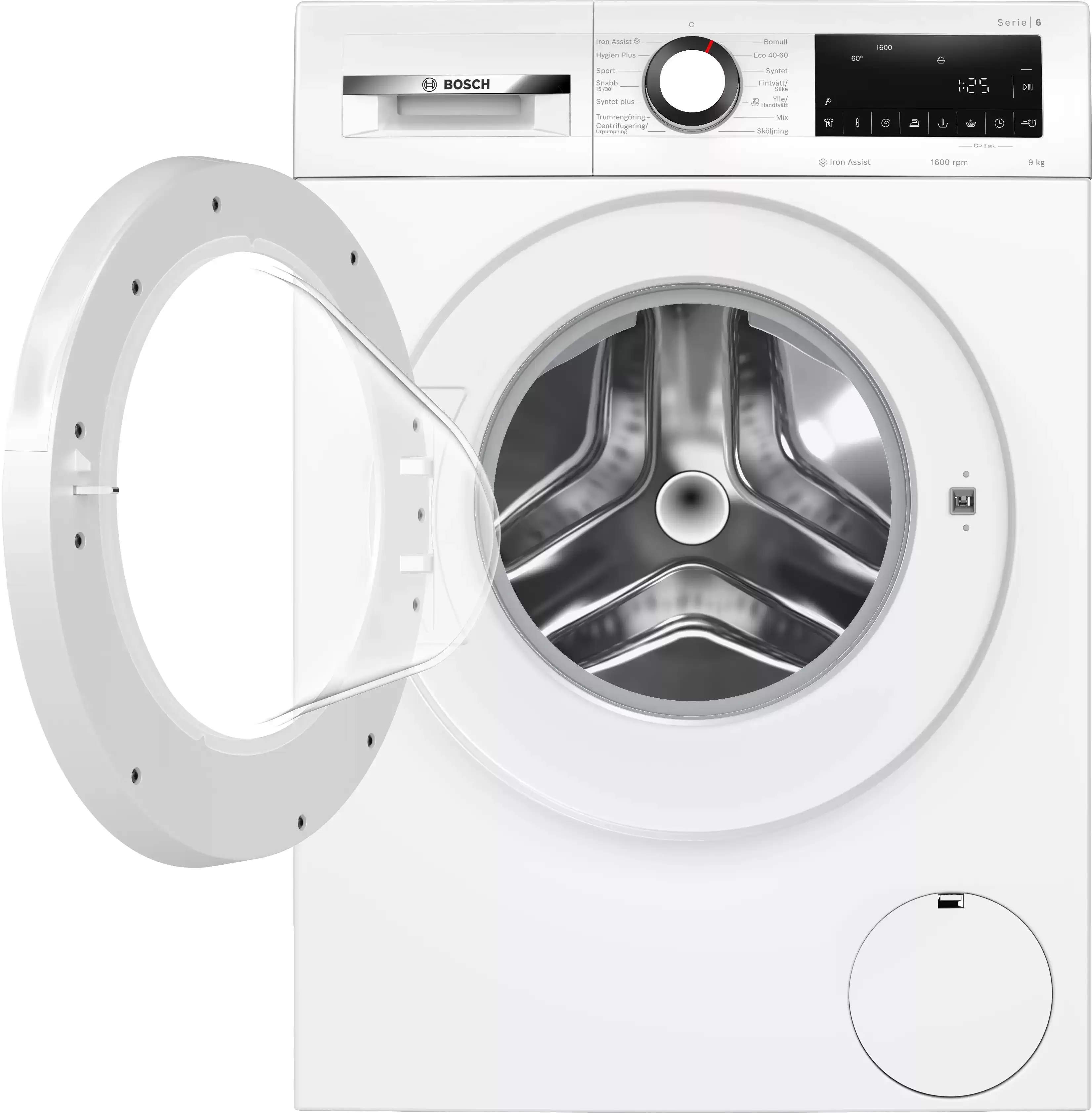 Стиральная машина Bosch WGG246Z1SN (Serie6 / 59-63,6см / 9кг / 1600об / SpeedPerfect / EcoSilence Drive / SpeedPerfect / A+++)-1