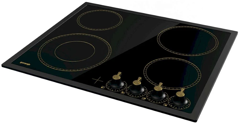 Поверхность электрическая Gorenje EC642CLB (Classico / черный / стеклокерамика / PowerBoost)-3