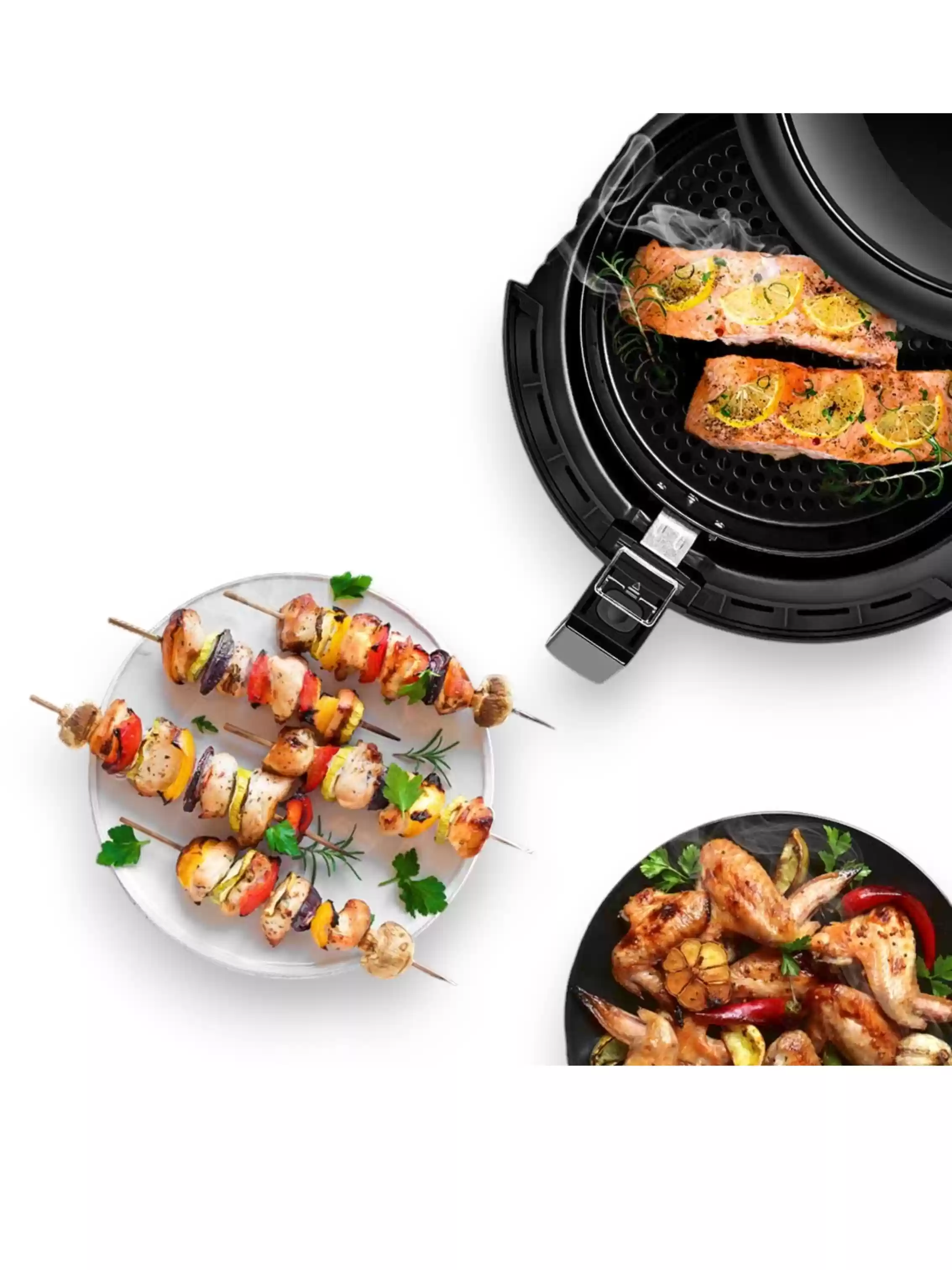 Аэрогриль Редмонд AG1902 (1500 Вт, 3,1 л, упр. - сенсорное, программ - 7, таймер на - 30 мин)-6