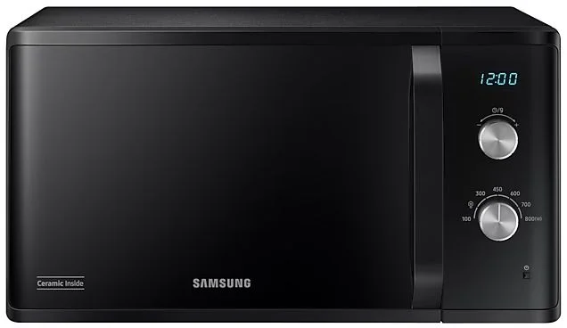 Микроволновая печь Samsung MS23K3614AK (23 л, 800 Вт, переключатели поворотный механизм, дисплей, черный)-0