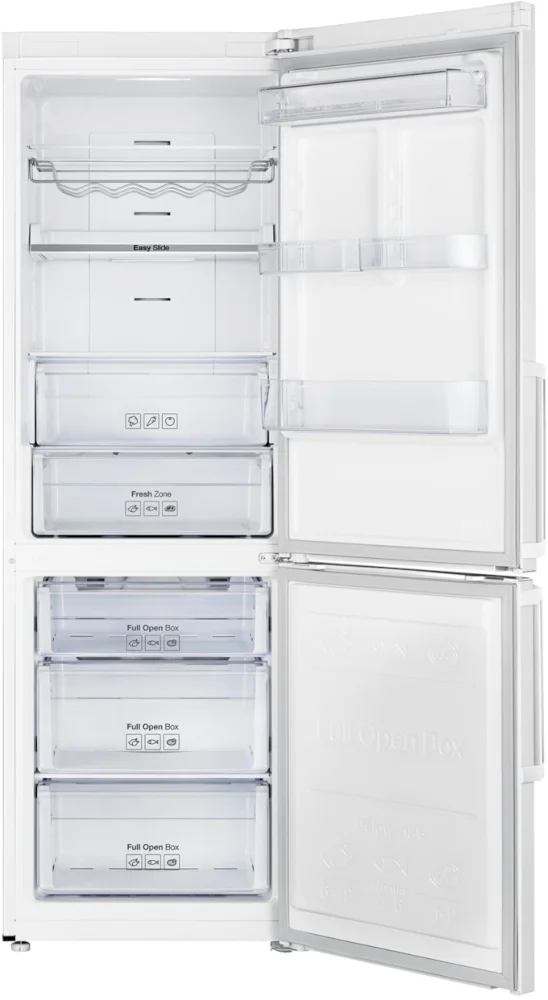 Холодильник Samsung RB33J3515WW/EF (Объем - 339 л / Высота - 185 см / Белый / Multi-Flow / NoFrost / Digital Inverter)-1