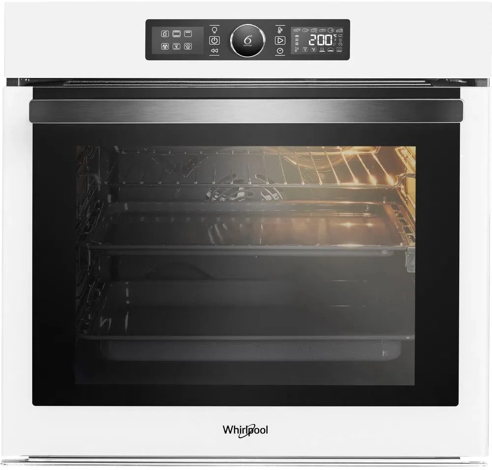 Духовой шкаф Whirlpool AKZ9 6230 WH (73 л / до 250 °C / Белый, стекло / катализ / Гриль / Телескоп. напр. / сенсорный экран / SoftClosing / A+)-0