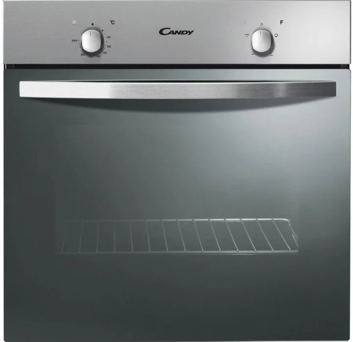 Духовой шкаф Candy FCS100X (Smart / 71 л / до 245 °C / Нерж. сталь, эмаль / Гриль / Рельефные направляющие / A)-0
