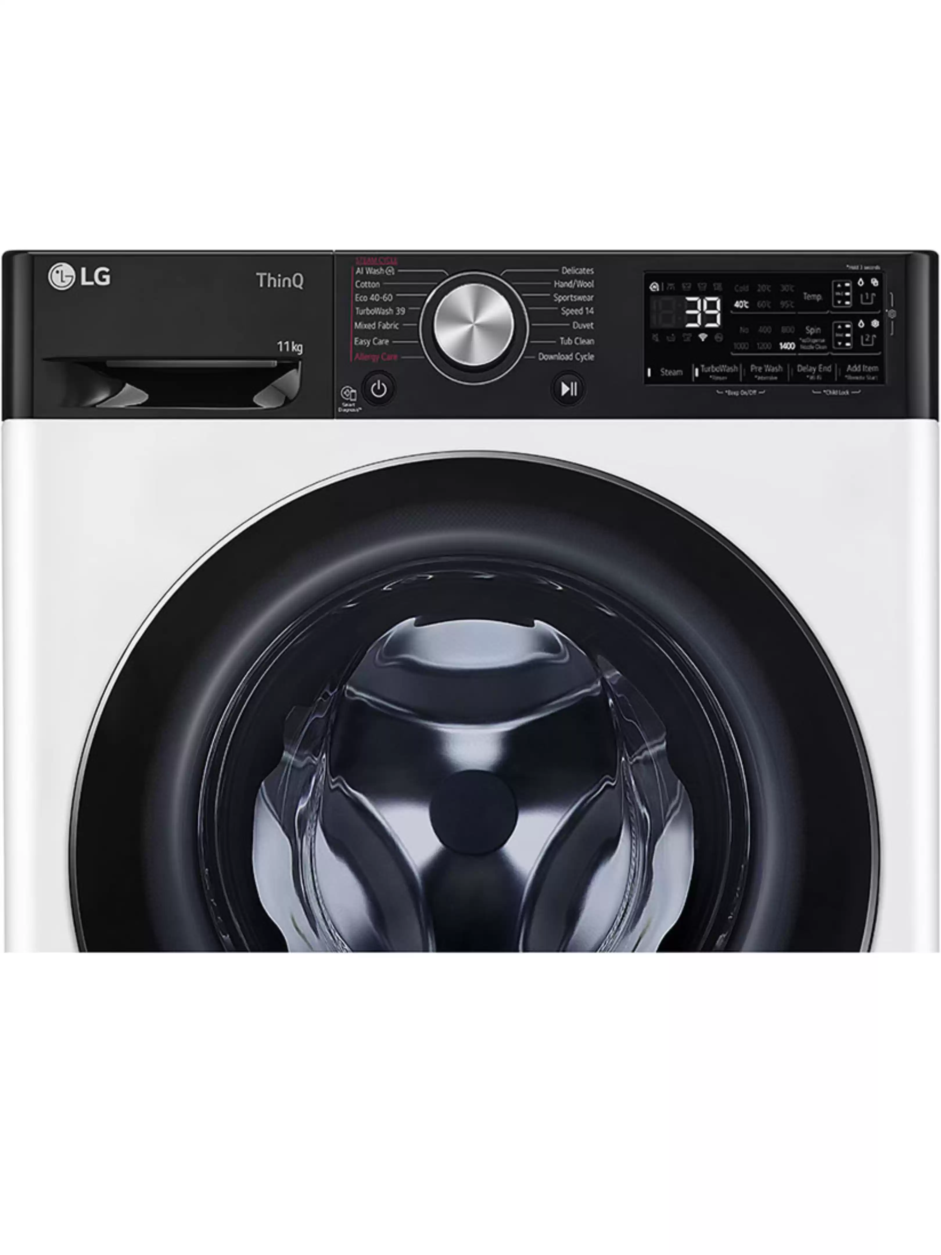 Стиральная машина LG F4WR711S3HA (56,5см / 11кг / 1400об / пар / AI DD / TurboWash360 / ThinQ(Wi-Fi) / Inverter Direct Drive / A+++)-5