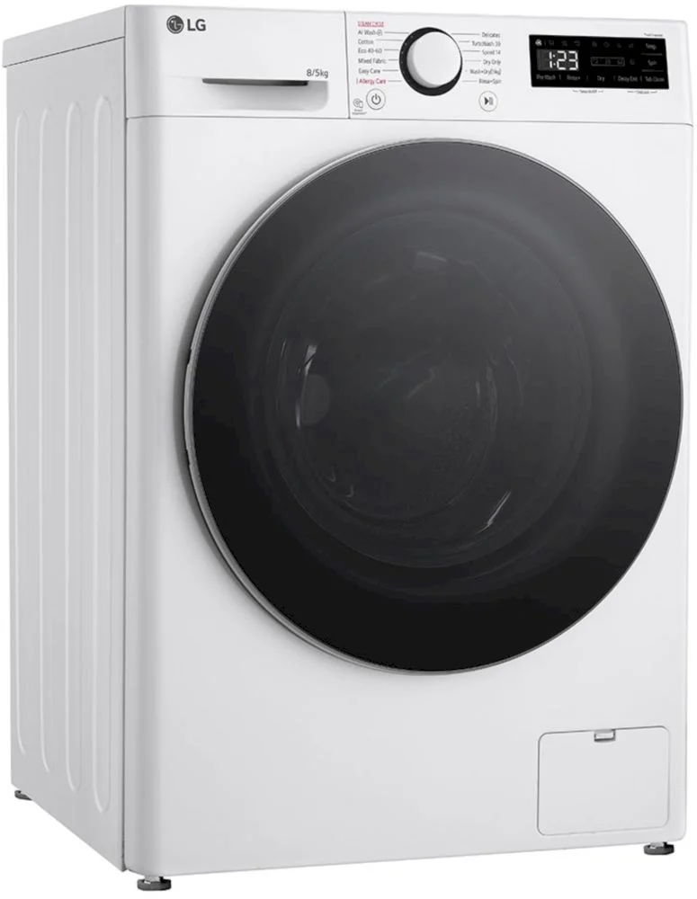 Стирально-сушильная машина LG F2DR508S1W (47.5см / 8кг / 5кг / 1200об / пар / добавление белья / AI DD / TurboWash™360 / Inverter Direct Drive / A+++)-9