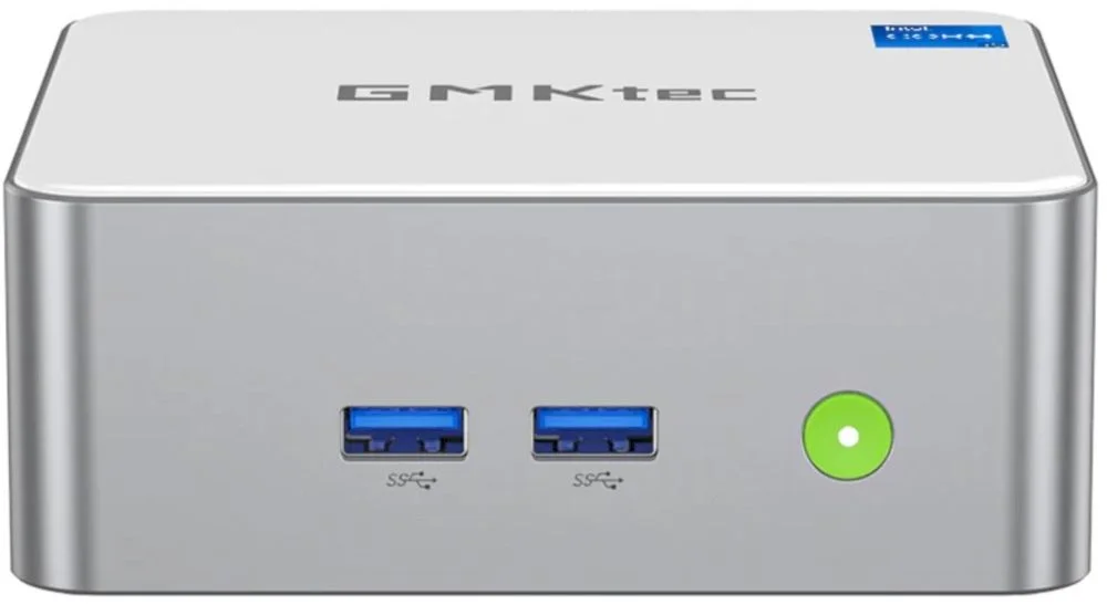Мини компьютер GMKtec M3 i5-12450H(16GB DDR4 + 512GB SSD, WIN 11 Pro, EUPower Supply, Silver)-0
