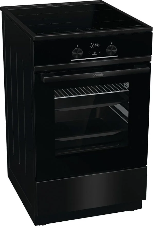 Плита электрическая Gorenje GEIT5C60BPG (Advanced / Черный / духовка - 70 л / 4 индукц. конфорки (2000/1600/2000/2000Вт) / Мощность - 10,5 кВт)-0
