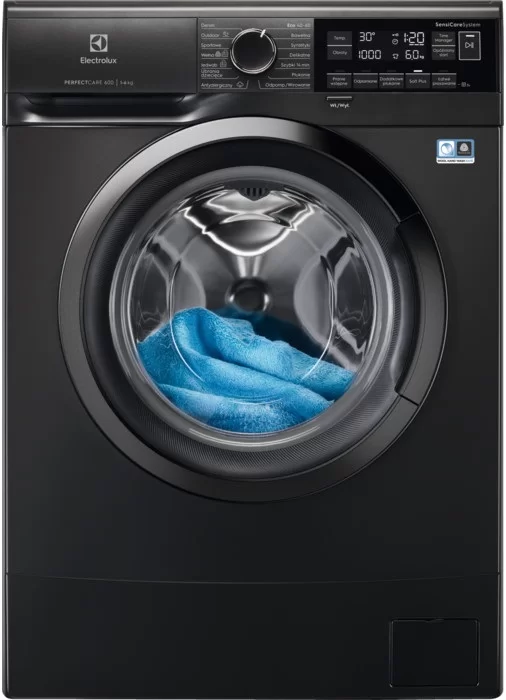 Стиральная машина Electrolux EW6SN306SPX (SensiCare 600 / 37.8-41,1см / 6кг / 1000об / А+++ / Чёрная)-0