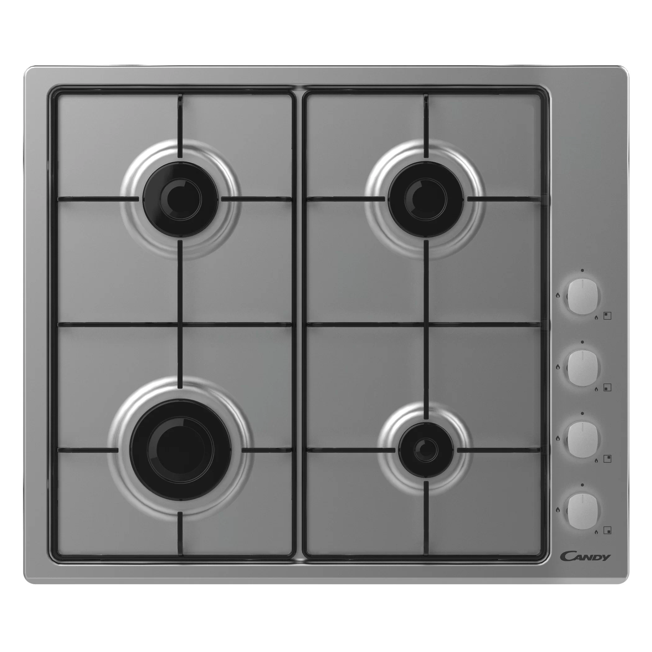 Поверхность газовая Candy CHW60LX (Smart / нерж / сталь / эмалированная сталь)-1