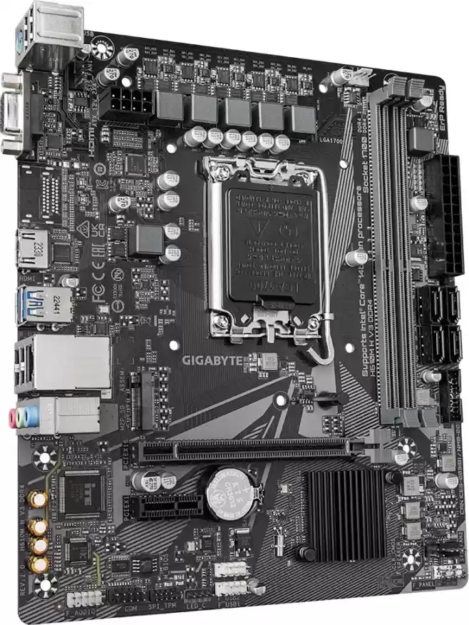 Материнская плата GIGABYTE H610M K V2 2xDDR5 /LGA 1700, Intel H610, 2xDDR5, 1xM2, 2xSATA, HDMI, Micro-ATX/-1