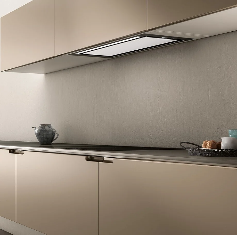 Вытяжка полновстраиваемая Elica Hidden 2.0 IXGL/A/52 (1300 м³/ч / 280 Вт / LED освещение 1x7 Вт / ширина - 52.3 см / белое стекло + нерж.)-2