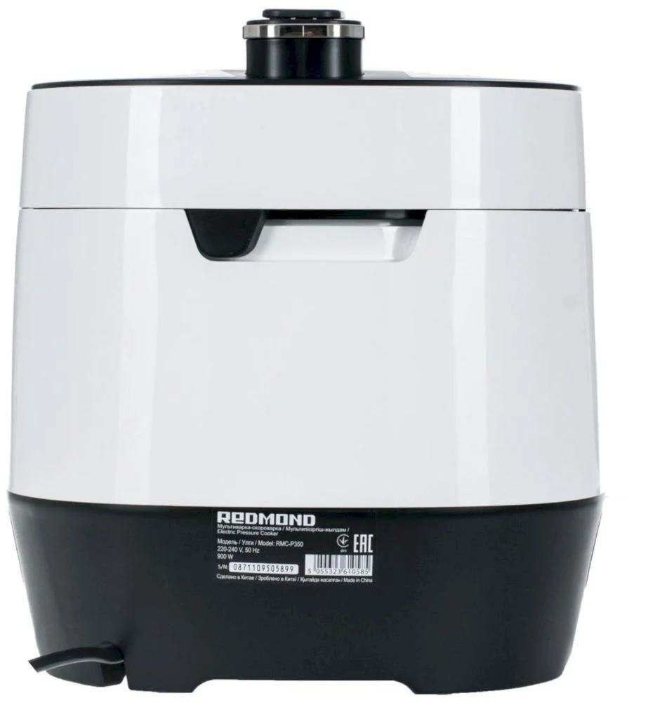 Мультиварка-скороварка Redmond RMC-P350 (5 л / 900 Вт / 14 программ / сенсор / поддержание тепла, отложенный старт)-1