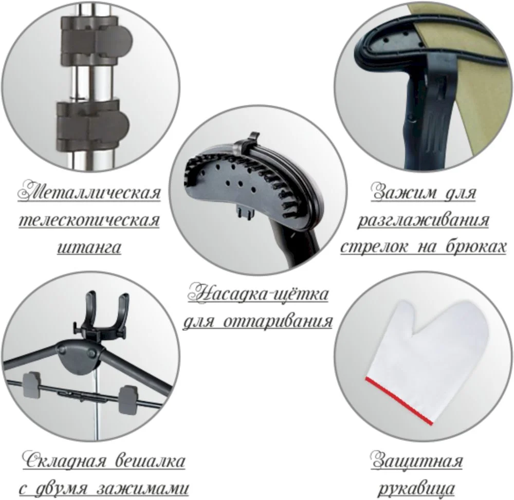 Отпариватель вертикальный Sakura SA-3903GR (1700 Вт / 1,7 л / белый/зелёный)-6