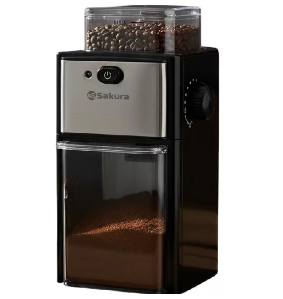 Кофемолка Sakura SA-6180BK (200 Вт / 100 г / черный)-0