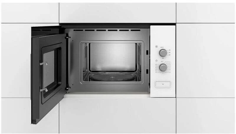Микроволновая печь встраиваемая Bosch BFL520MW0 (Serie4 / белый / 20л / ширина - 59,4 см / 800Вт)-2