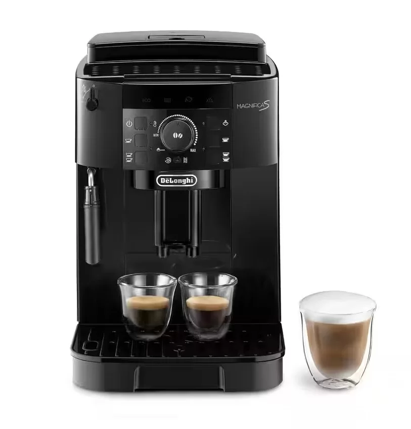 Кофемашина DeLonghi Magnifica S ECAM12.121.B (кофе зерновой, молотый/ 1450 Вт/ 1.8 л/ капучинатор/ 2 напитка)-0