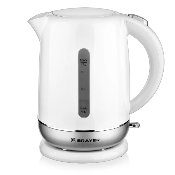 Чайник Brayer BR1011 (2200 Вт / 1,7 л / пластик / белый)-0