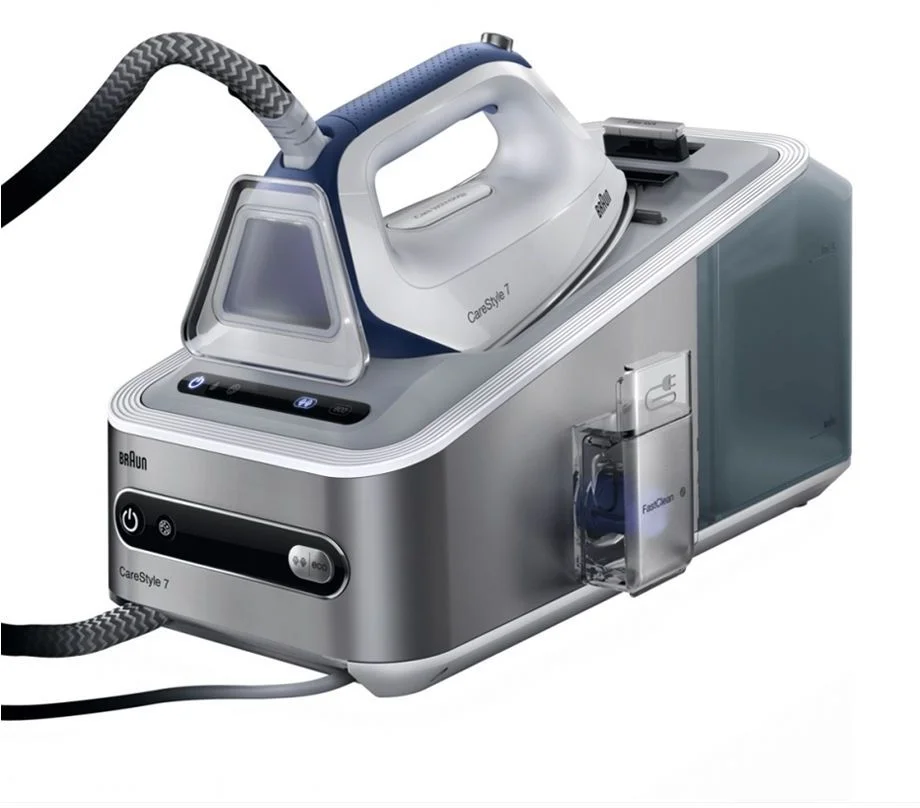 Парогенератор Braun CareStyle 7 IS7143WH белый (2400 Вт/ подача пара - 125 г/мин / паровой удар - 450 г/мин)-0