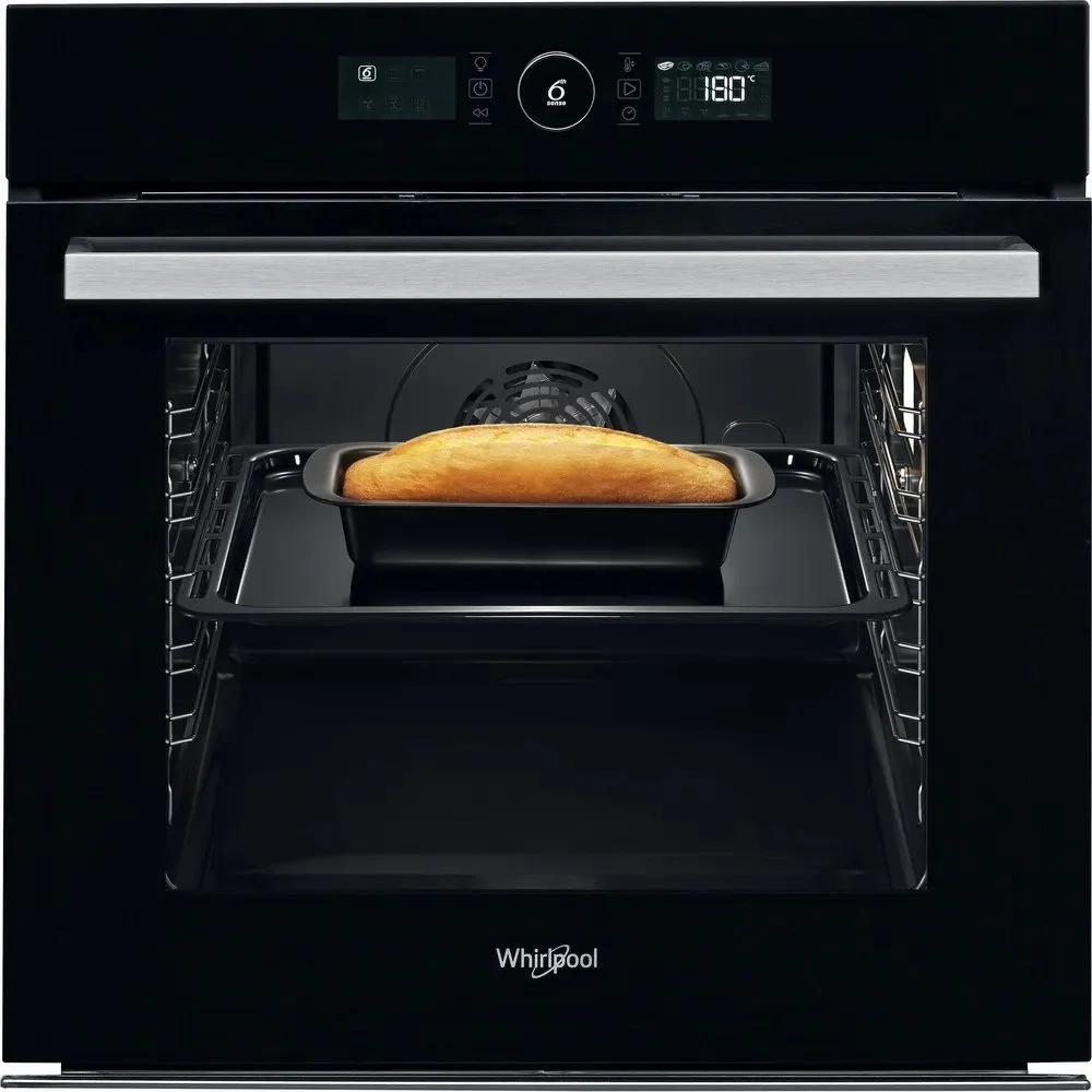 Духовой шкаф Whirlpool AKZ9 7940 NB (73 л / до 250 °C / Чёрное стекло / Катализ / Гриль / Рельефные напр. / сенсорный экран / SoftClosing / A+)-0