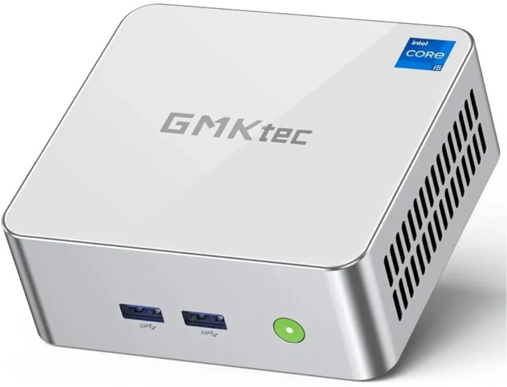 Мини компьютер GMKtec M3 i5-12450H(16GB DDR4 + 512GB SSD, WIN 11 Pro, EUPower Supply, Silver)-3