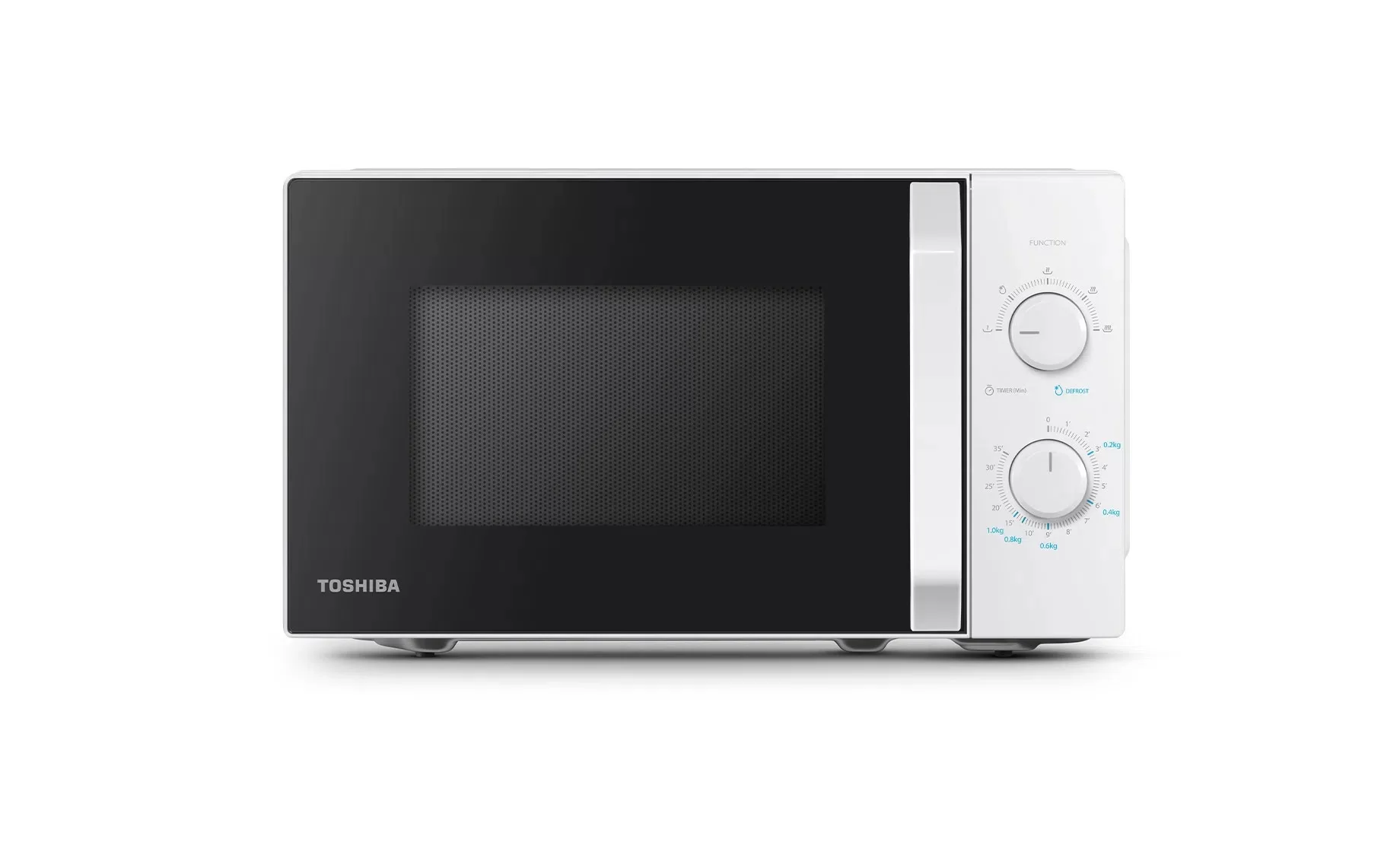 Микроволновая печь Toshiba MW2-MG20P WH (20 л, 800 Вт, Гриль 1000 Вт, переключатели поворотный механизм, белый)-0