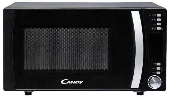 Микроволновая печь Candy CMXG 25DCB (25 л, 900 Вт, переключатели поворотный механизм, кнопки, гриль, дисплей, черный)-0