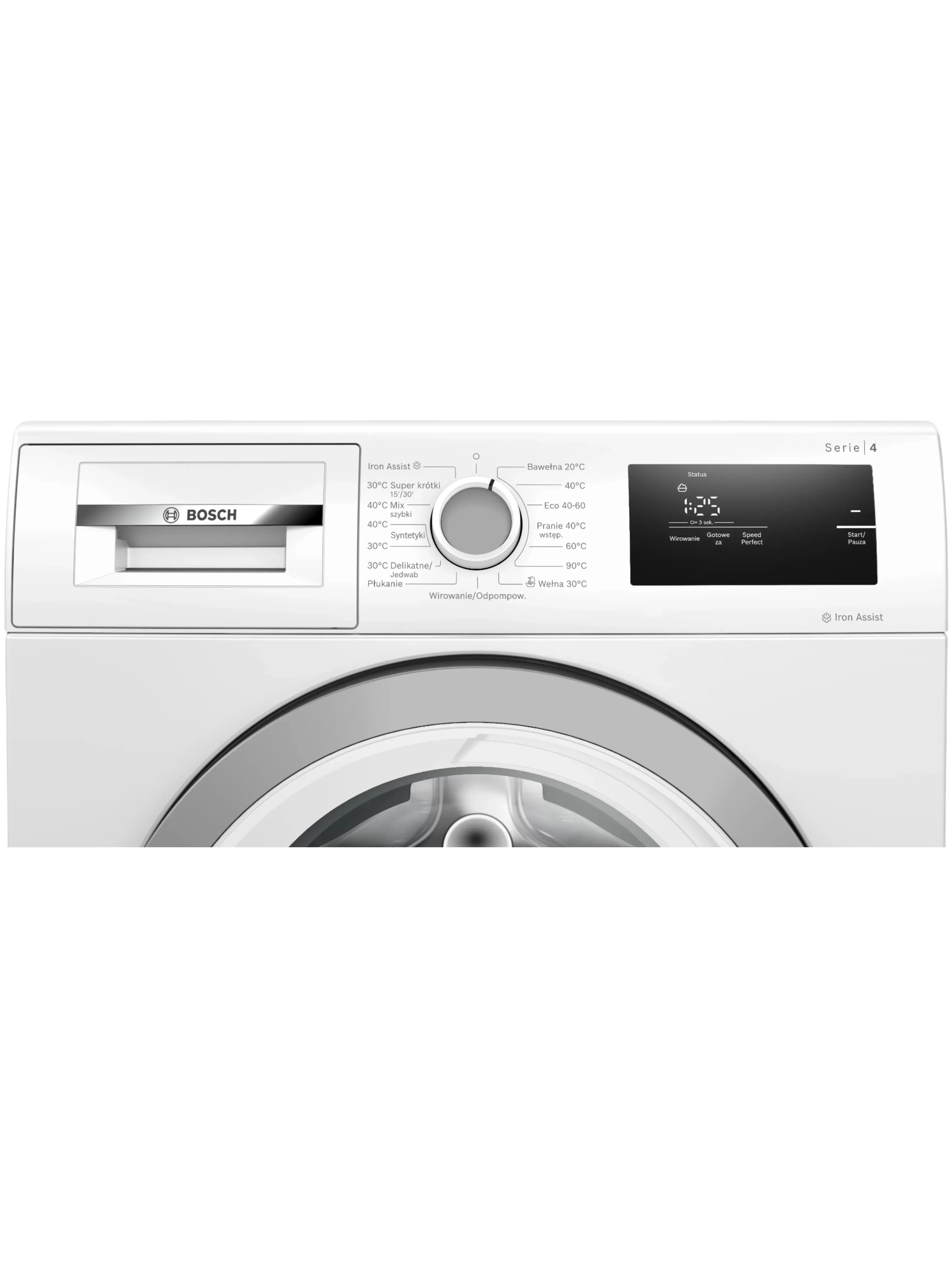 Стиральная машина Bosch WAN2403BPL (Serie4 / 59-63,3см / 8 кг / 1200об / пар / SpeedPerfect / ActiveWater Plus / EcoSilence Drive / A+++)-3