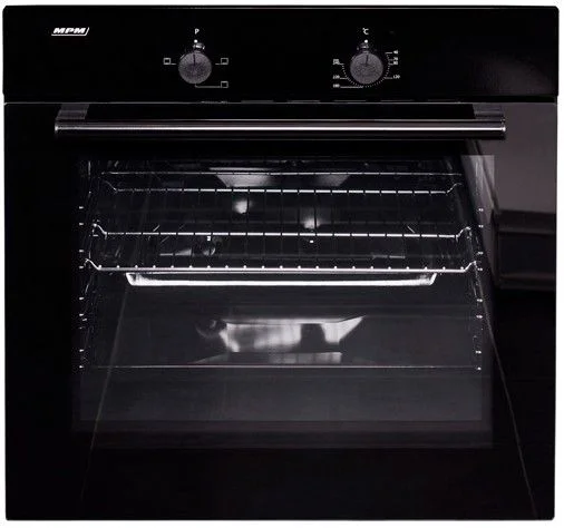 Духовой шкаф MPM MPM-63-BO-12 (66 л / до 240 °C / Чёрное стекло / съемные направляющие / А)-0