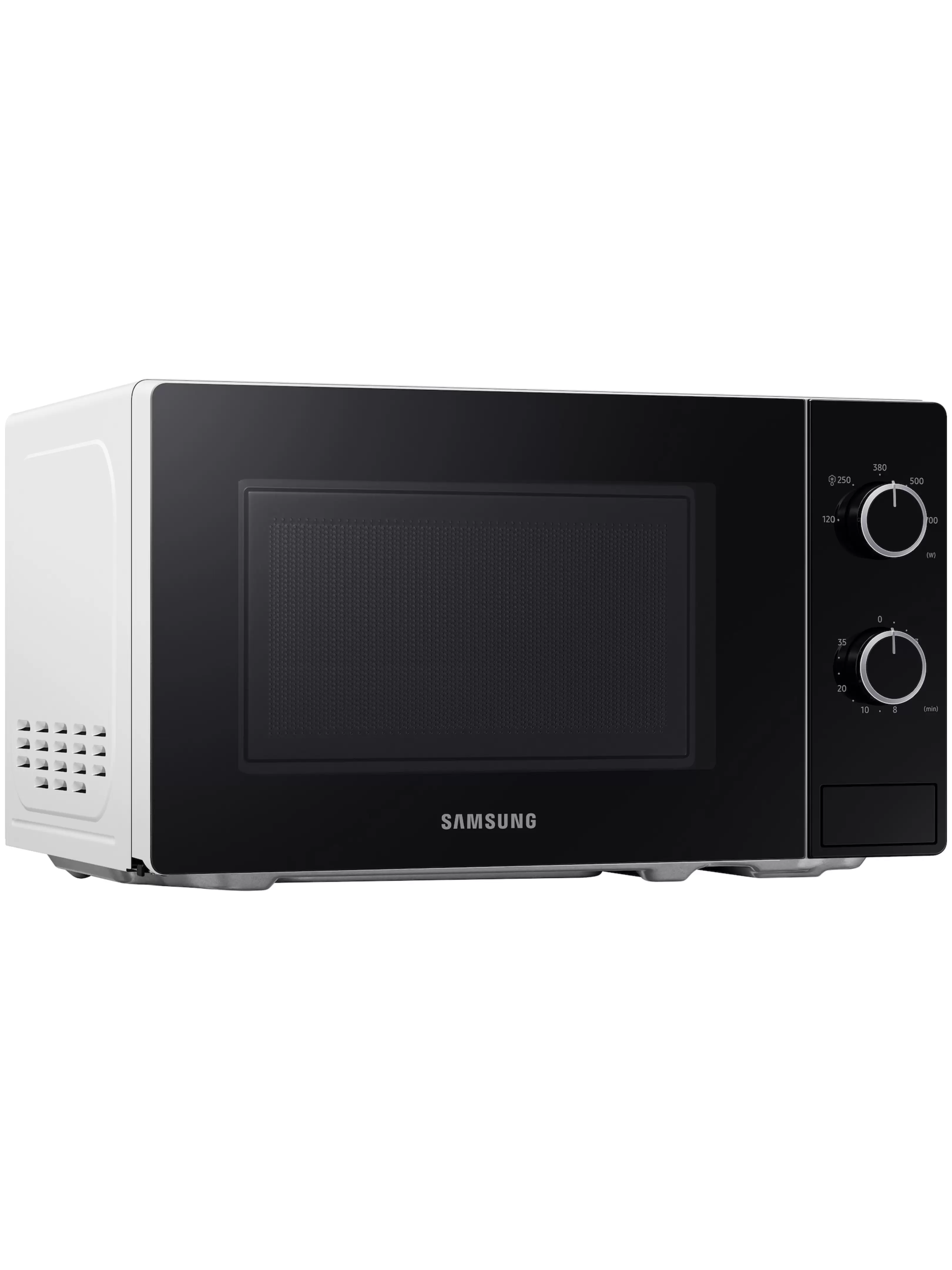 Микроволновая печь Samsung MS20A3010AH/BA (20 л, 700 Вт, переключатели поворотный механизм, белый)-1