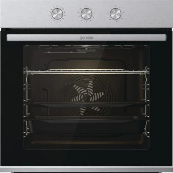 Духовой шкаф Gorenje BO6727E03X (Essential / 77 л / до 300 °C / Нерж. сталь, стекло / AquaClean / PerfectGrill / съемные направляющие / А)-0