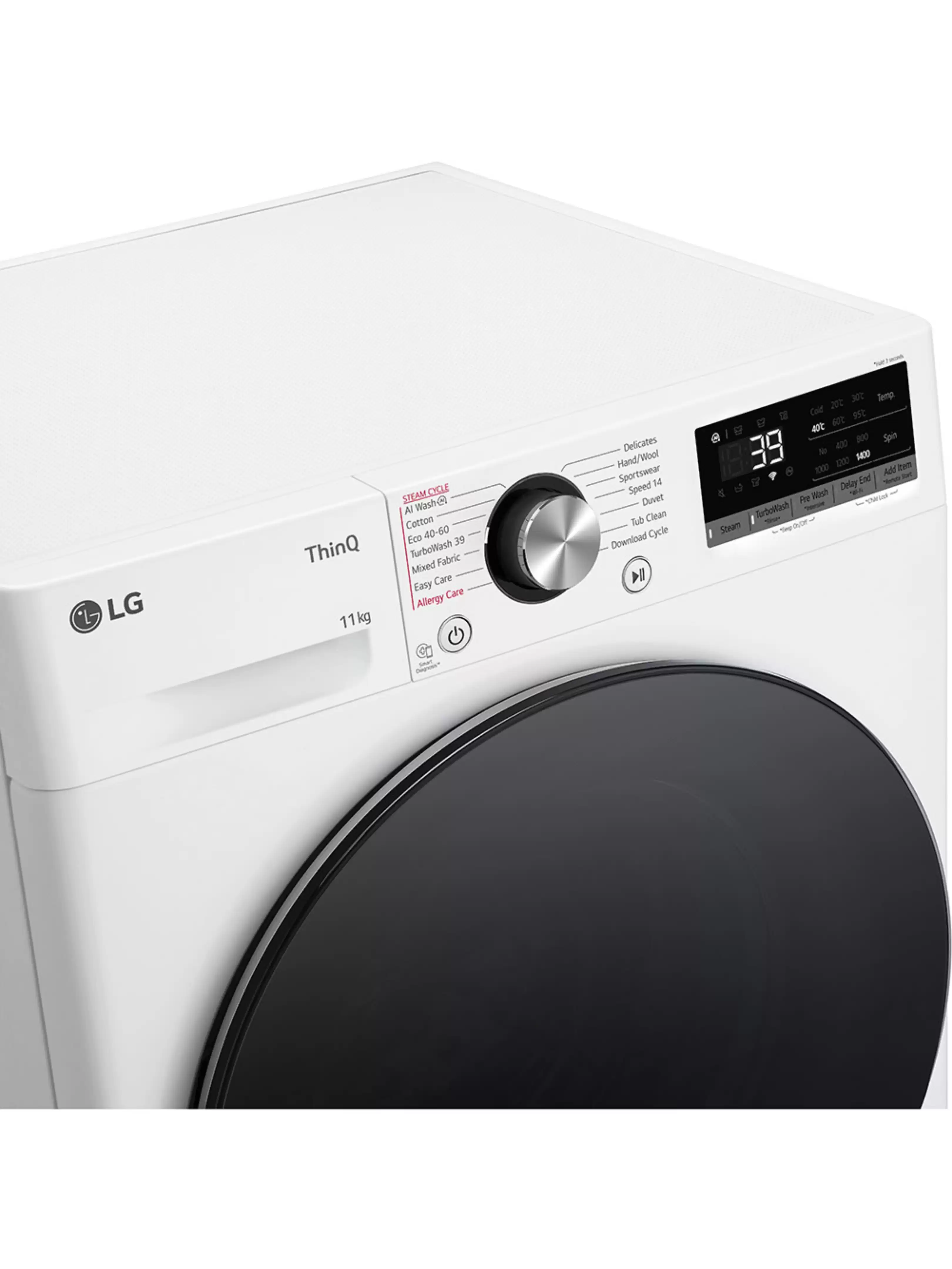 Стиральная машина LG F4WR711S2W (56,5см / 11кг / 1400об / пар / AI DD / Steam / ThinQ(Wi-Fi) / Inverter Direct Drive / A+++)-2