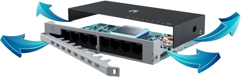 Коммутатор Netis ST105D (L2) 5x100Мбит/с неуправляемый-3